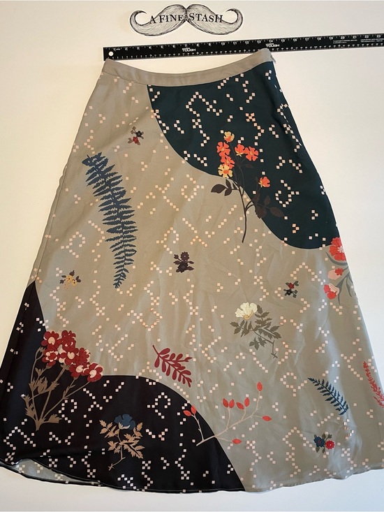 Anthropologie Dresses & Skirts - Sahil Kochhar Anthropologie Koyal Floral Patchwork Maxi Skirt Fern Women Small